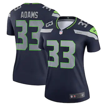 womens nike jamal adams college navy seattle seahawks legen